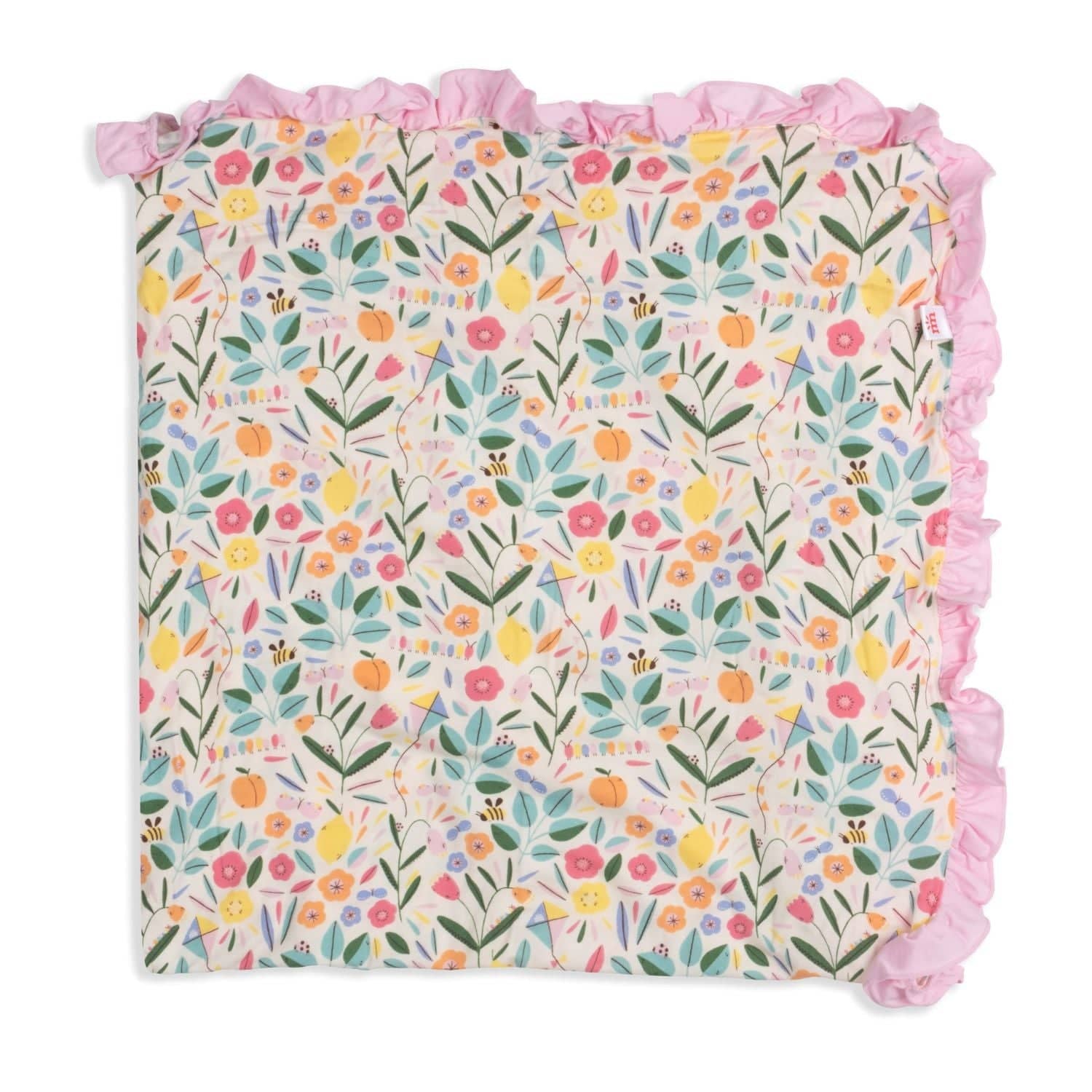 Life's Peachy Modal Ruffle Baby Blanket