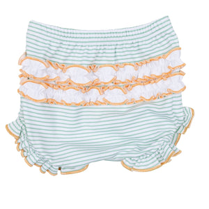 Lil' Pumpkin Classics Smocked Short Sleeve Diaper Cover Set