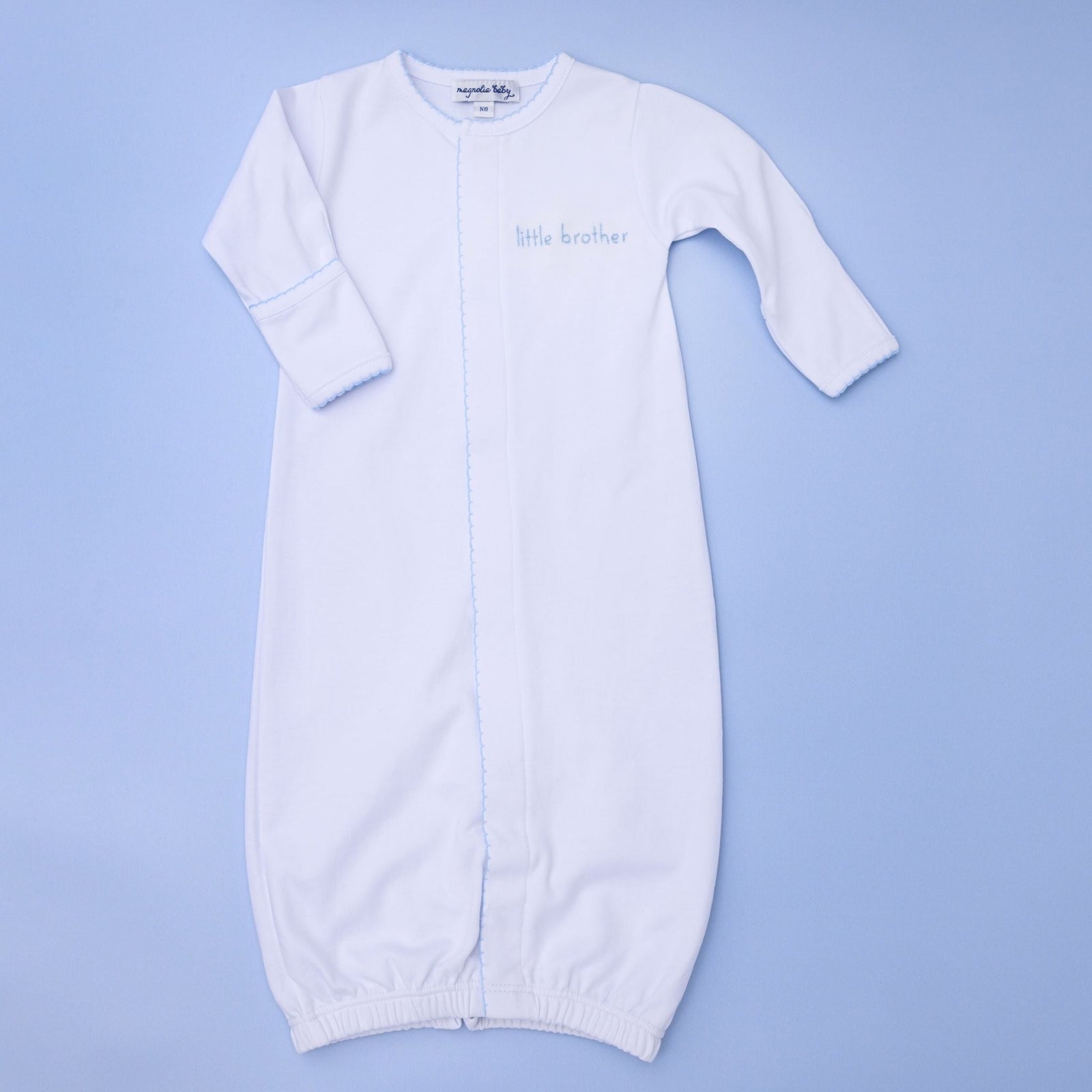 Little Brother Embroidered Converter Gown