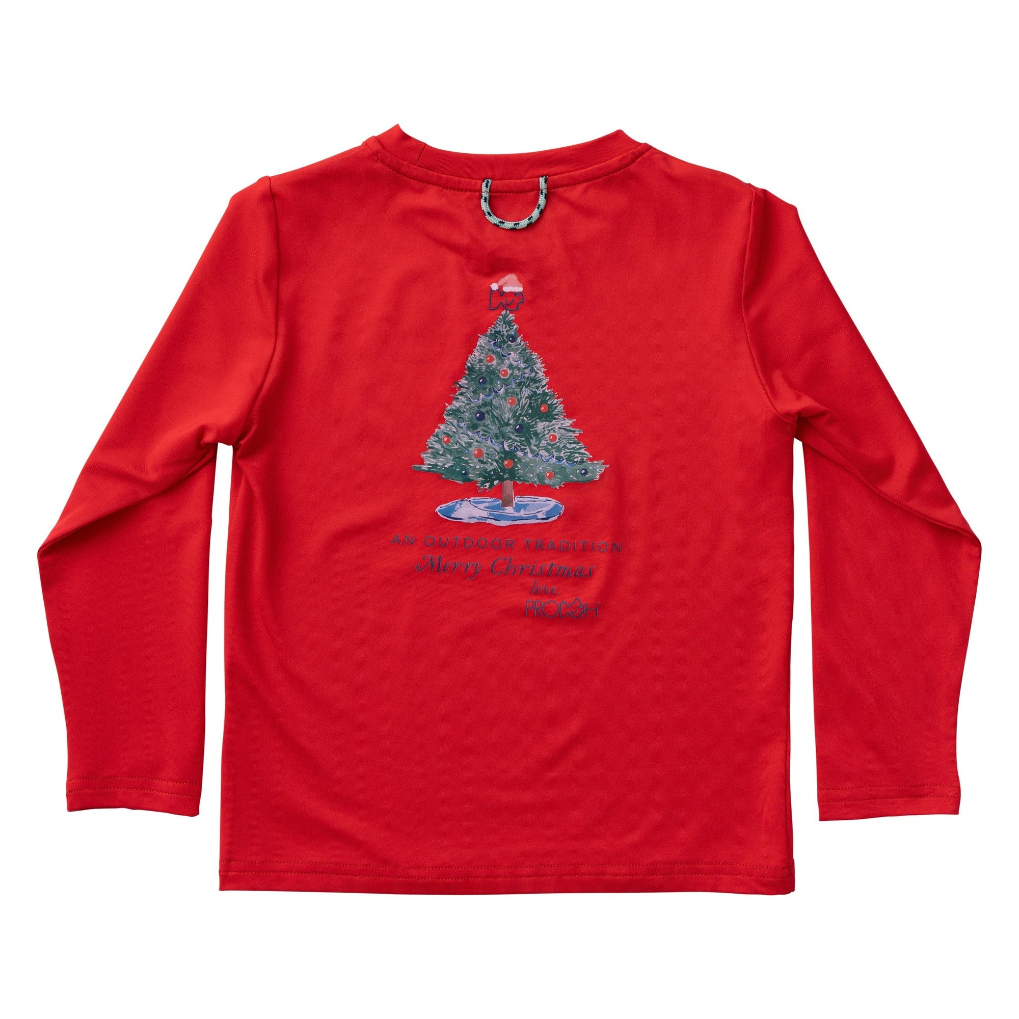 Long Sleeve Pro Performance T-shirt | Christmas Red