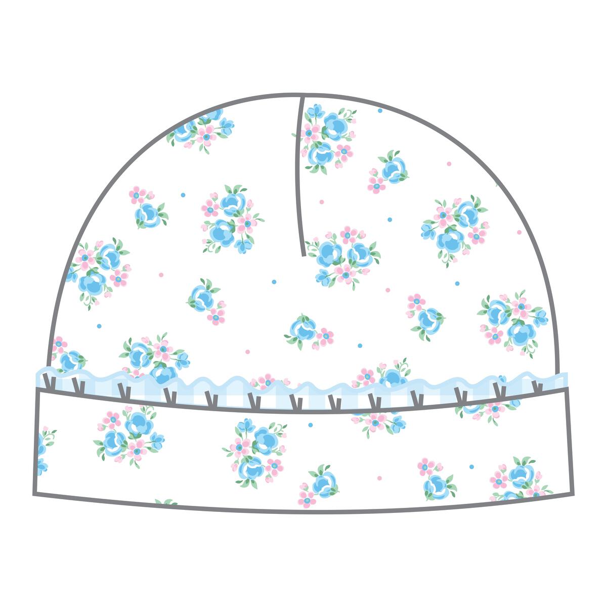 Anna's Classics Printed Ruffle Hat