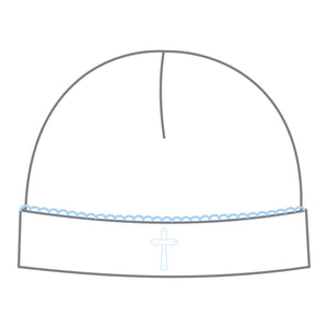 Blessed Embroidered Hat | Light Blue