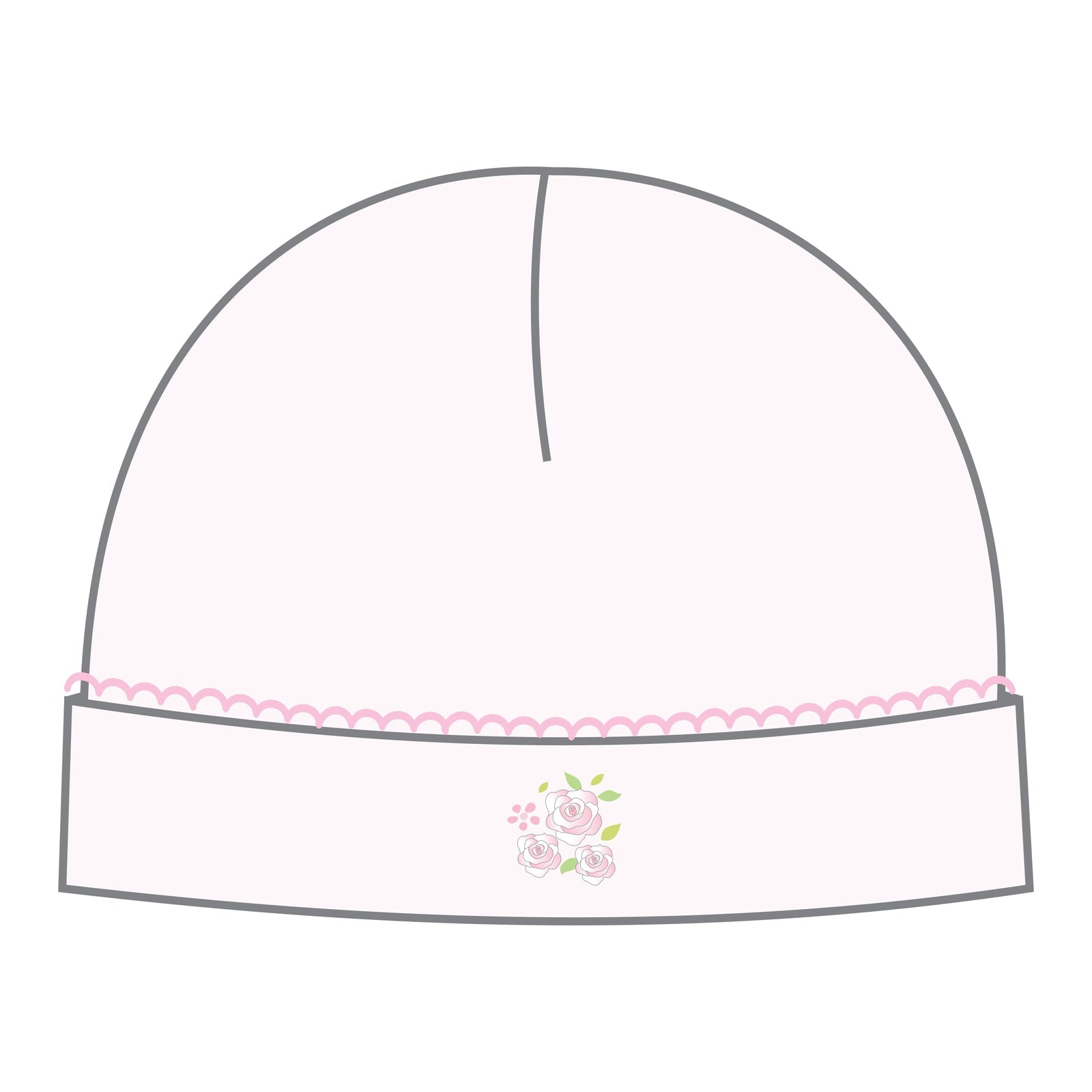 Hope's Rose Spring Pink Embroidered Hat | Pink