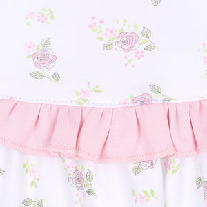 Hope's Rose Spring Print Burp Cloth | Pink