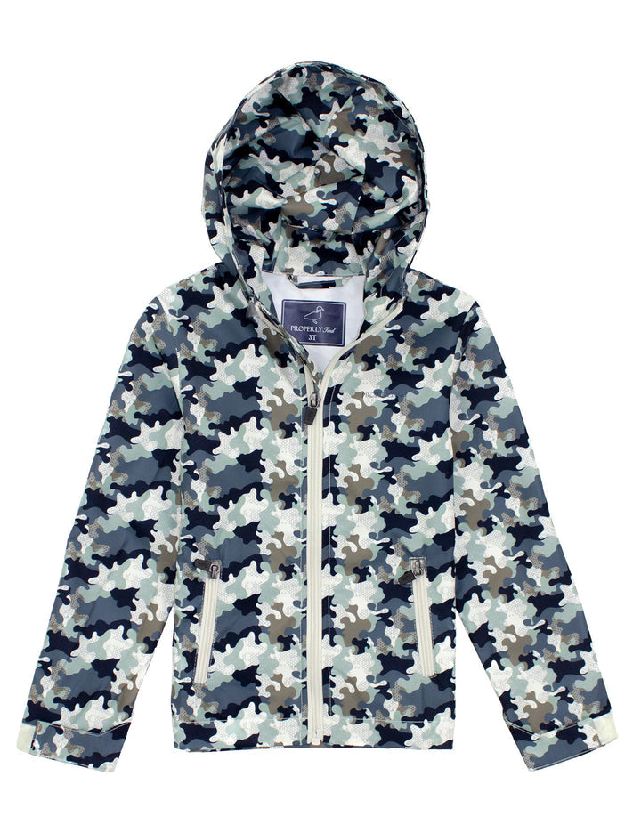 Canopy Rain Jacket | Delta Backwater Camo