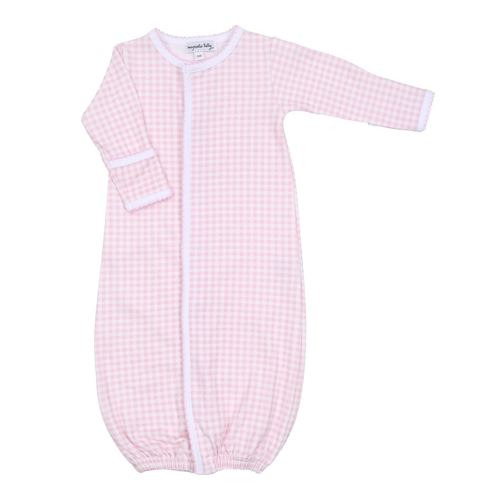 Mini Checks Converter Gown | Pink