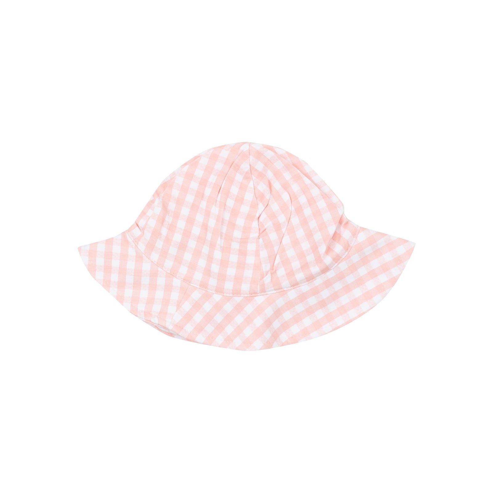 Pink Mini Gingham Bamboo Sunhat