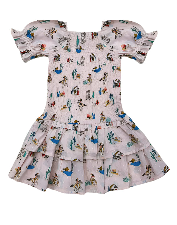 Pink Cowgirl Mirrorball Dress