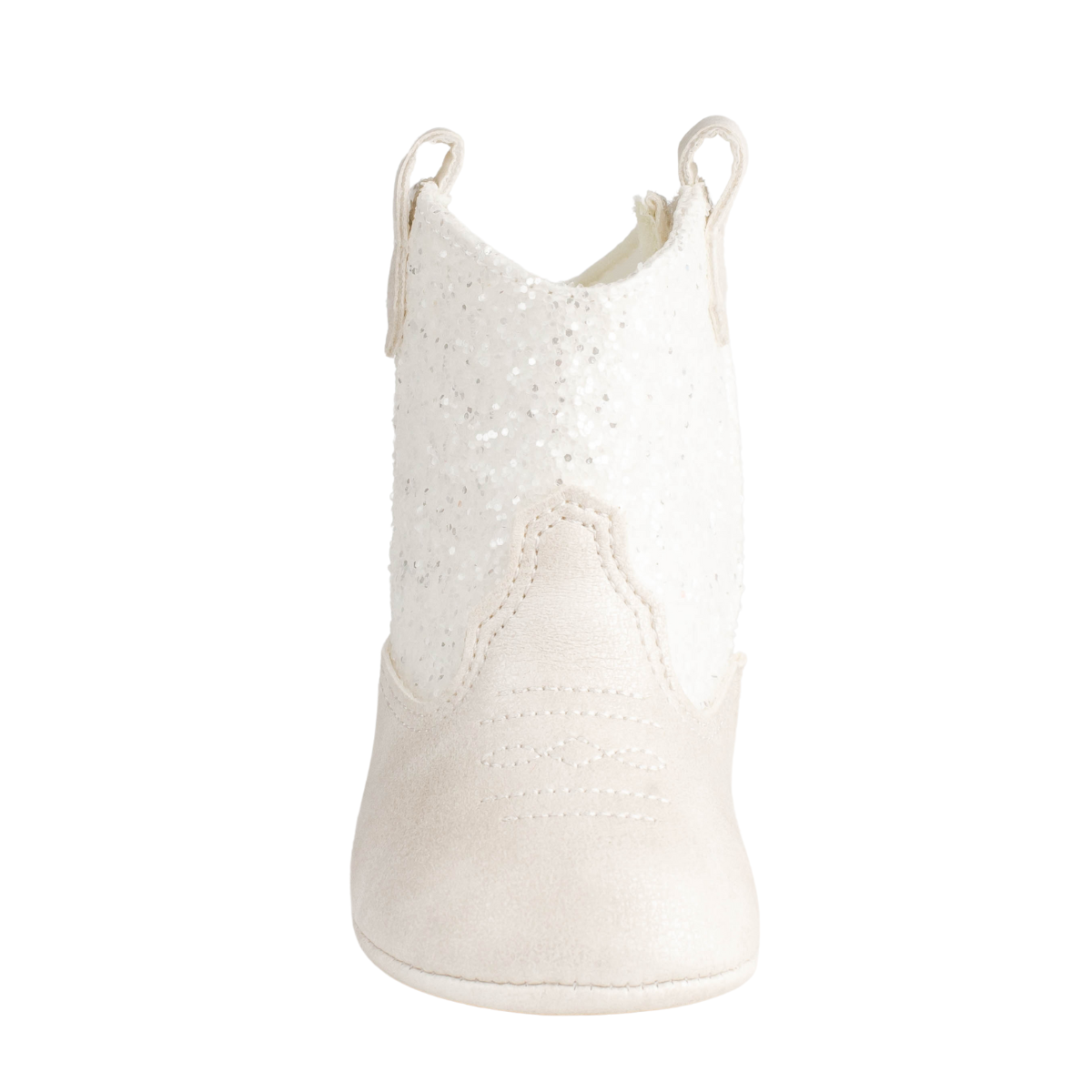 Miller Infant Western Boot | Ivory Shimmer