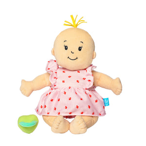 Baby Stella Peach Soft Plush Baby Doll with Blonde Hair