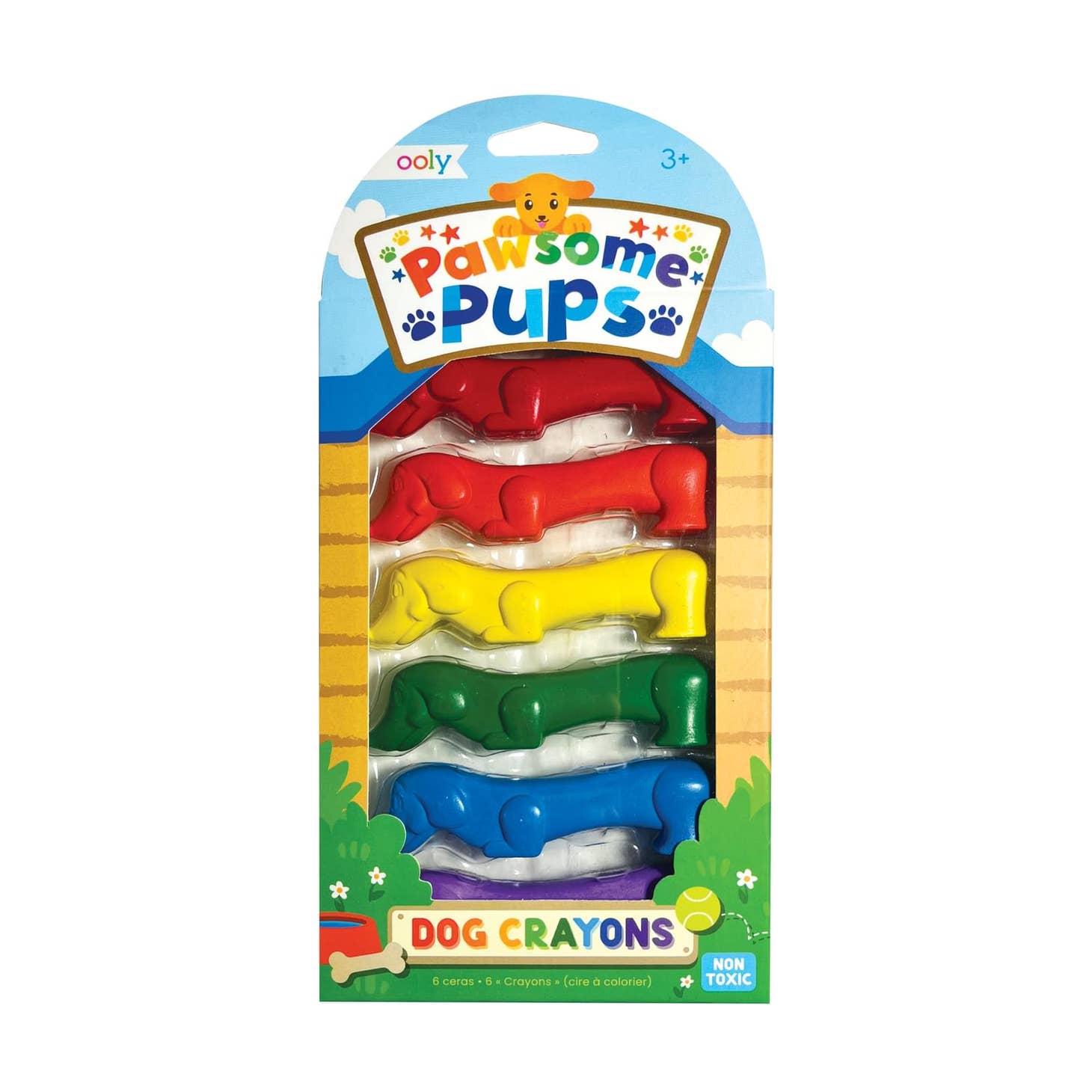 Pawsome Pups Dog Crayons | Set of 6