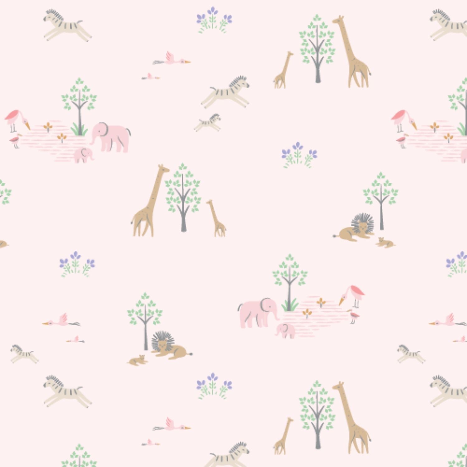 Pink Serene Safari Modal Magnetic Footie