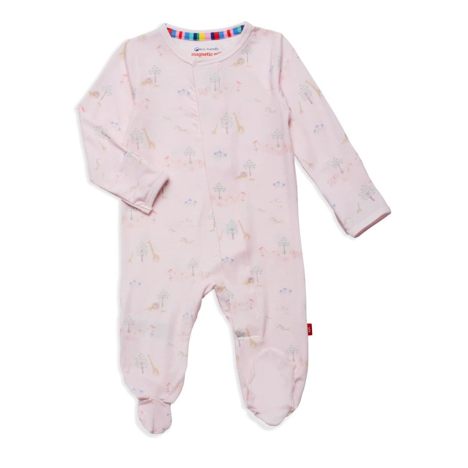 Pink Serene Safari Modal Magnetic Footie