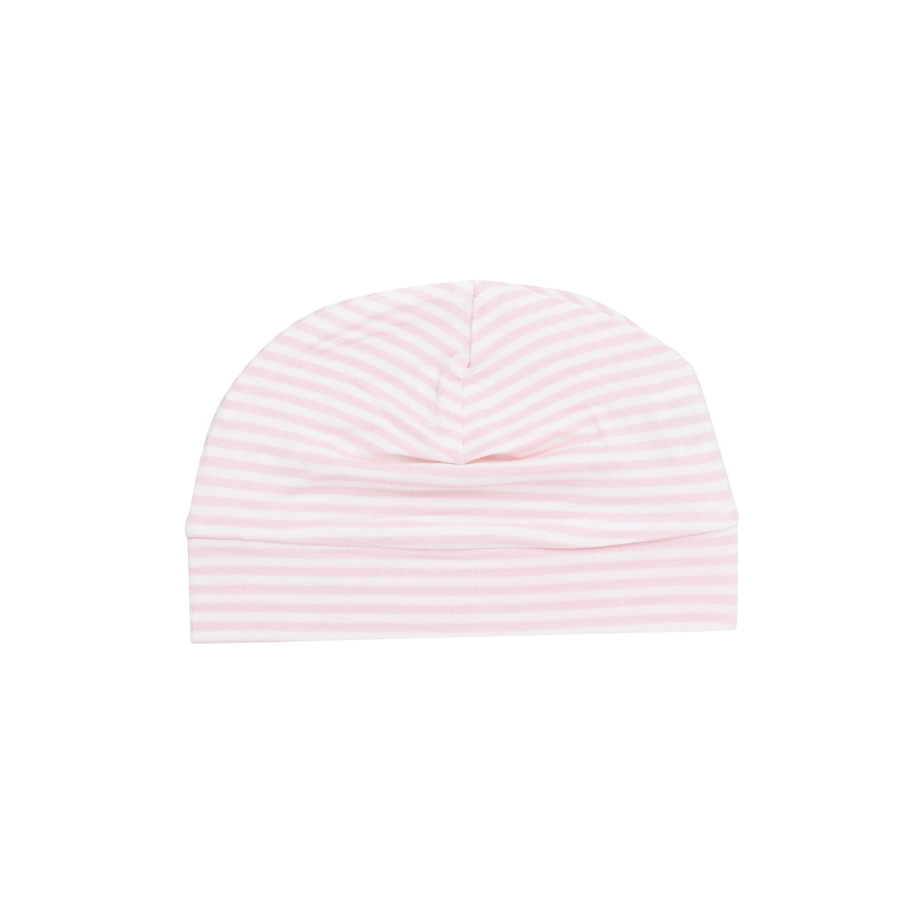 Pink Stripe Bamboo Beanie Hat