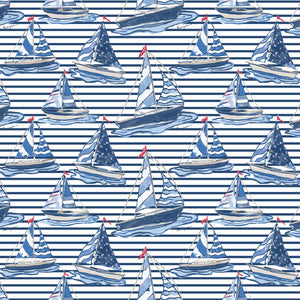 Boogie Board Swim Trunk | Sailboat Stripe