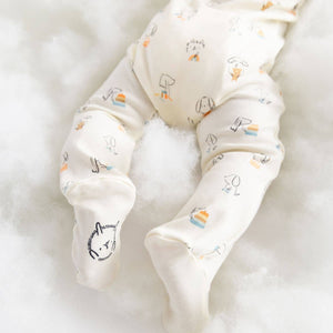 Puppy Play Organic Cotton Magnetic Footie