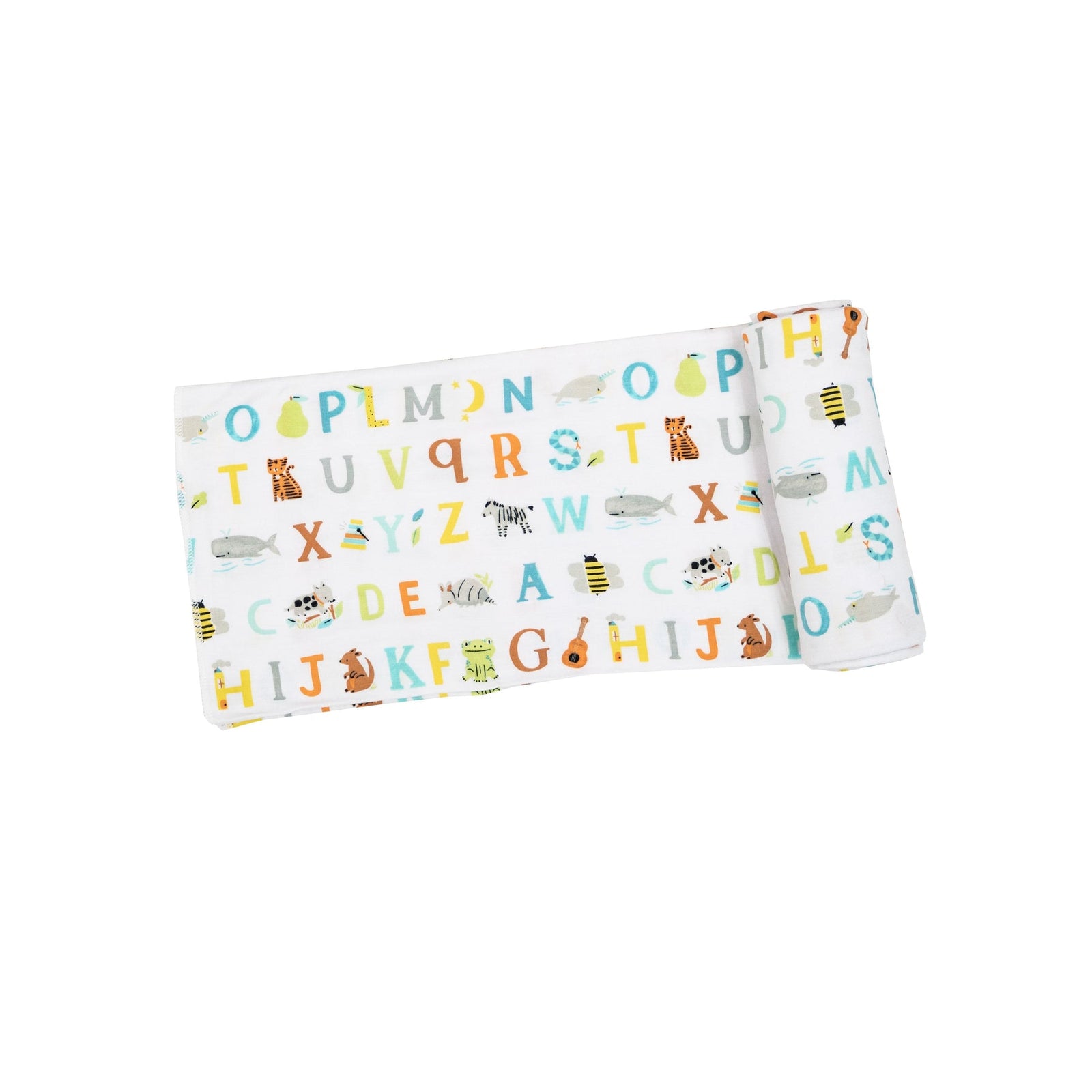 Animal ABC Bamboo Swaddle Blanket