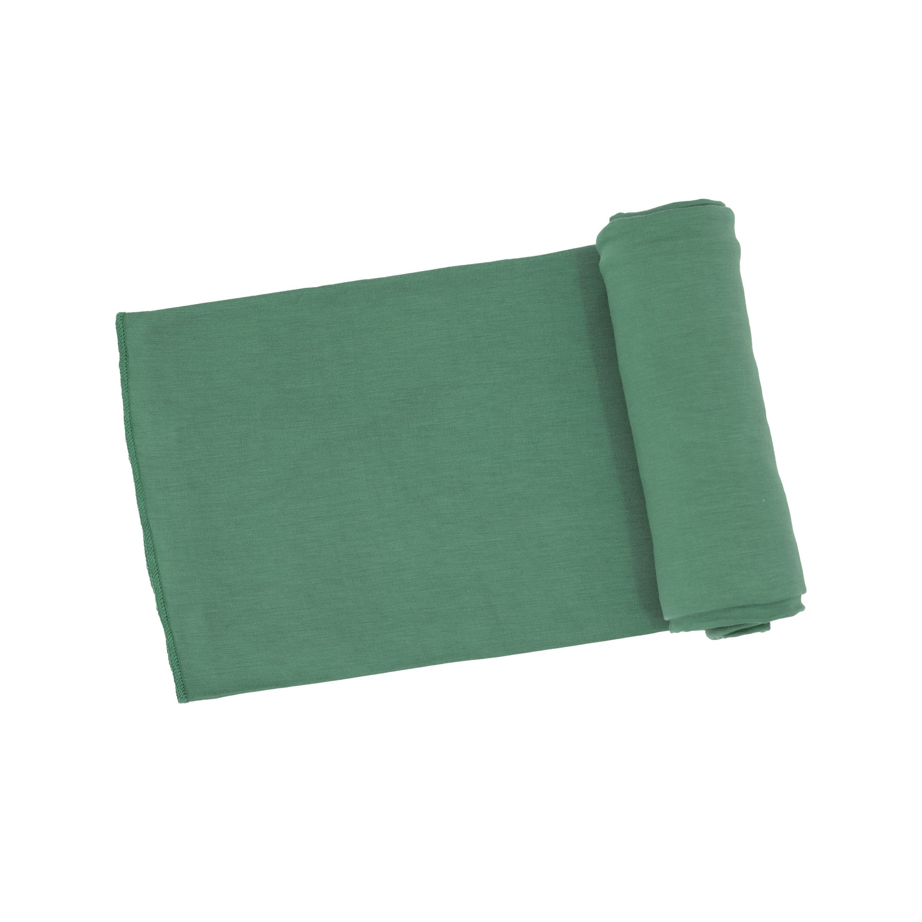 Solid Deep Grass Green Bamboo Swaddle Blanket