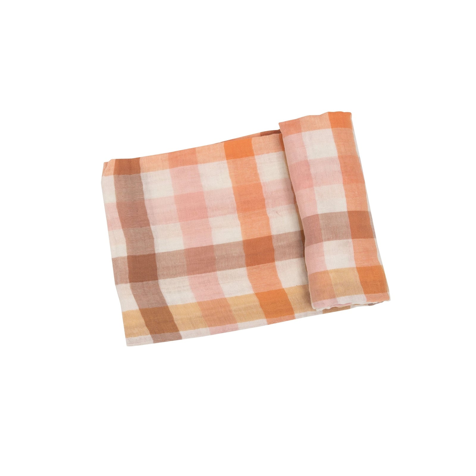 Harvest Plaid Muslin Swaddle Blanket