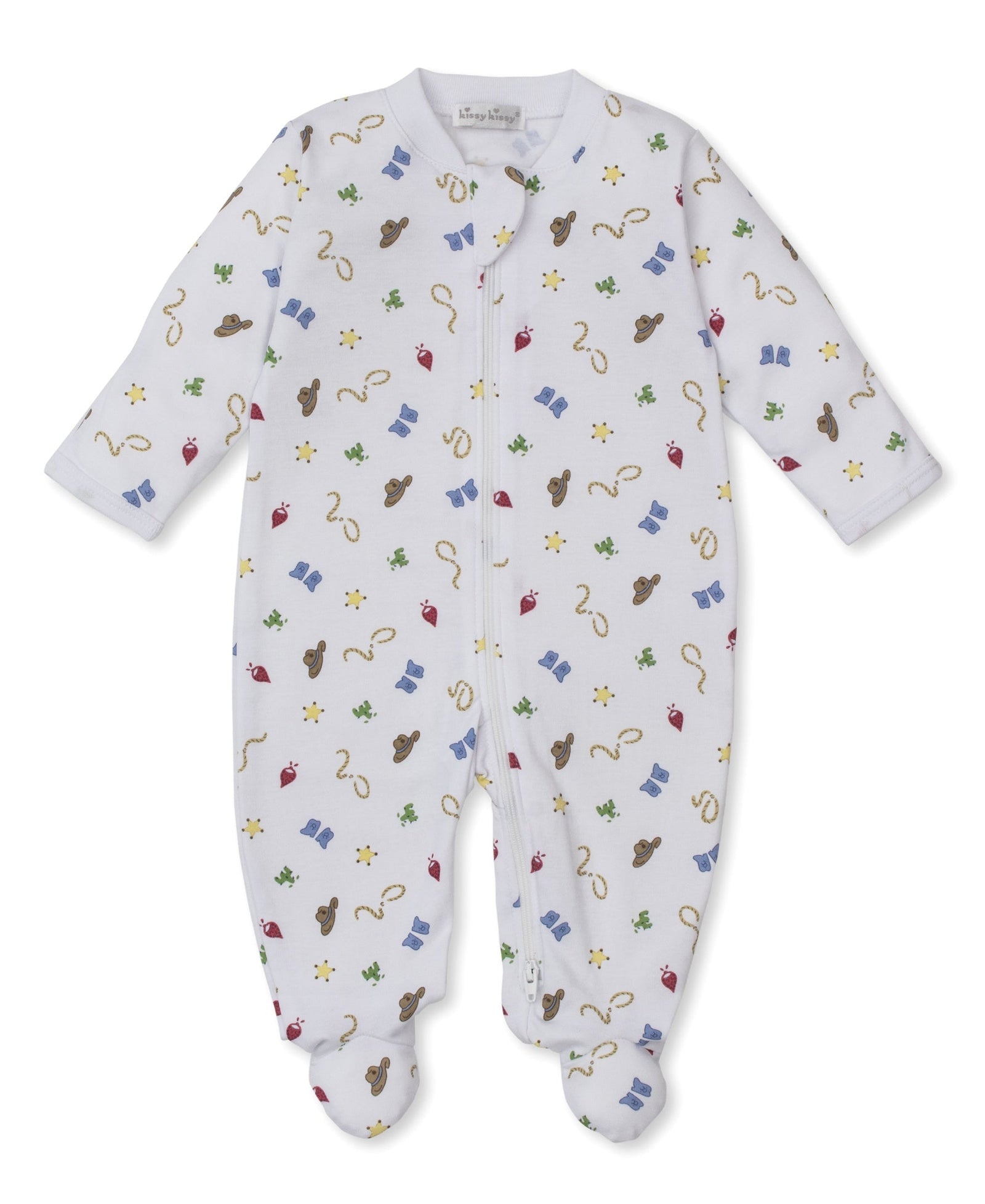 Western Cowboy Zip Footie