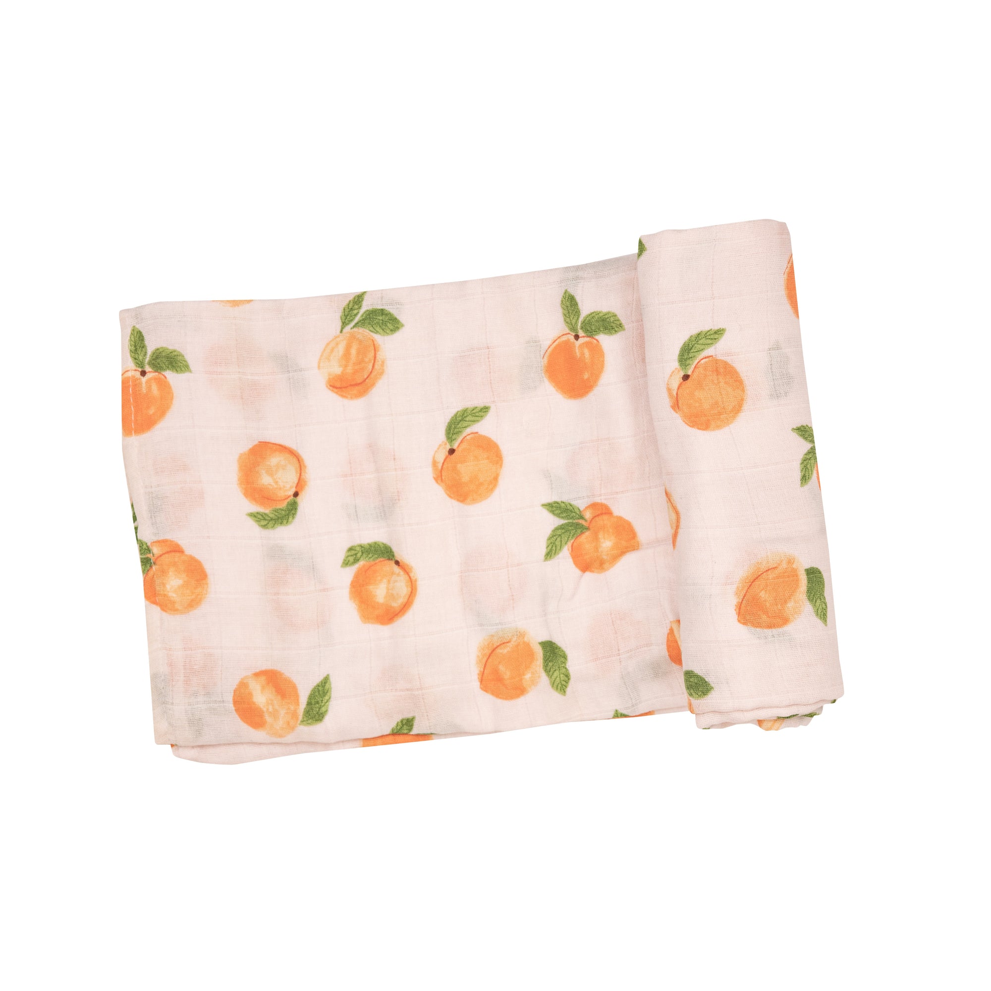 Peaches Muslin Swaddle Blanket