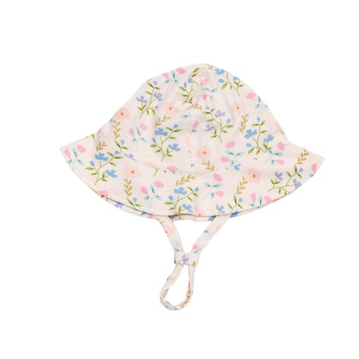 Simple Pretty Floral Bamboo Sunhat