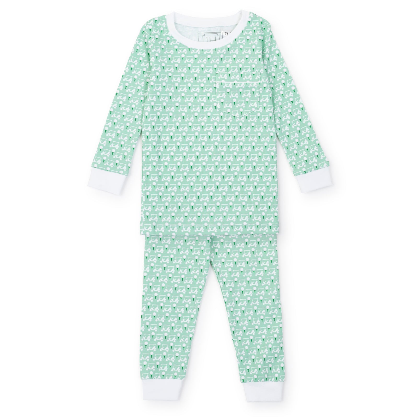 Bradford Pima Cotton Pajama Set | Golf Putting Green