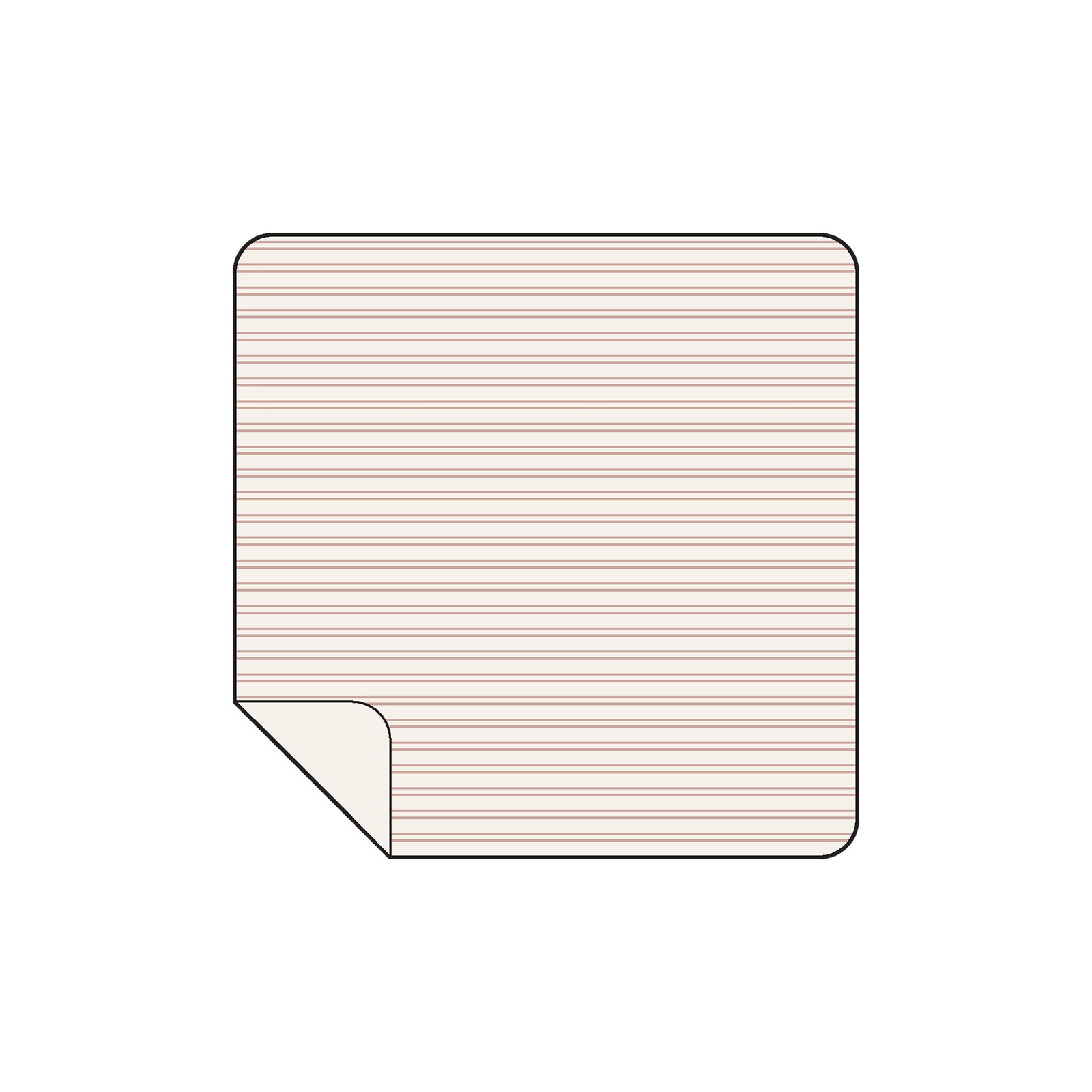 Misty Rose Stripe Ribbed Swaddle Blanket