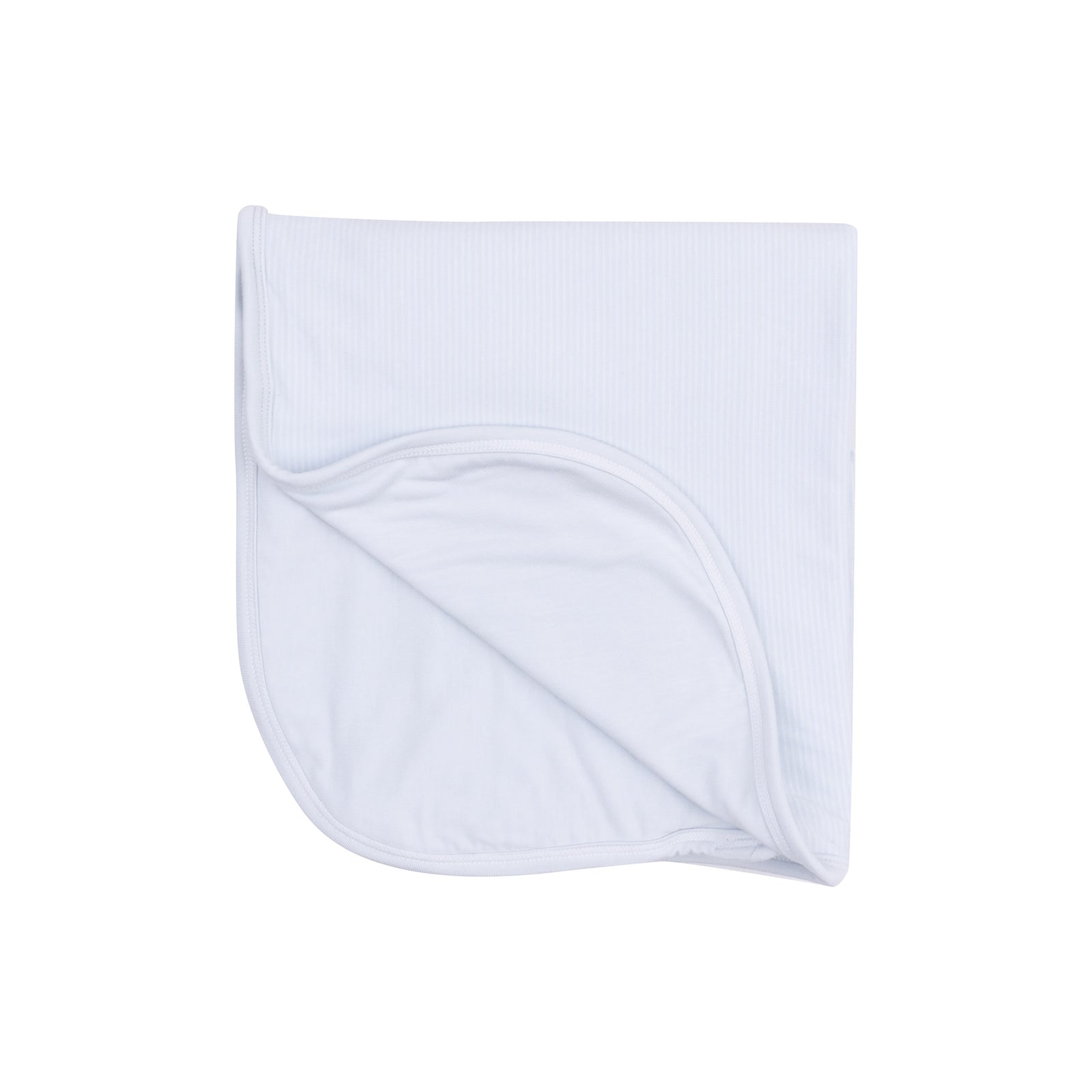 Stripe Classic Blue 2 Ply Bamboo Baby Blanket with Binding