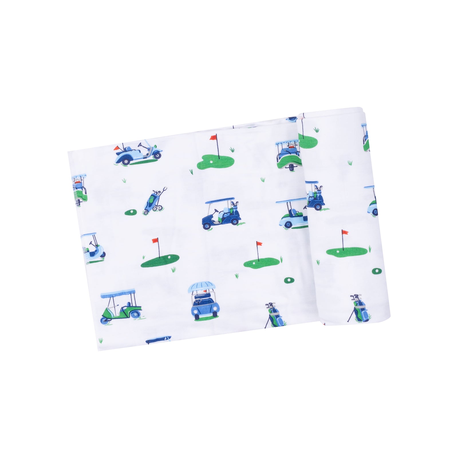Vintage Golf Carts Bamboo Swaddle Blanket