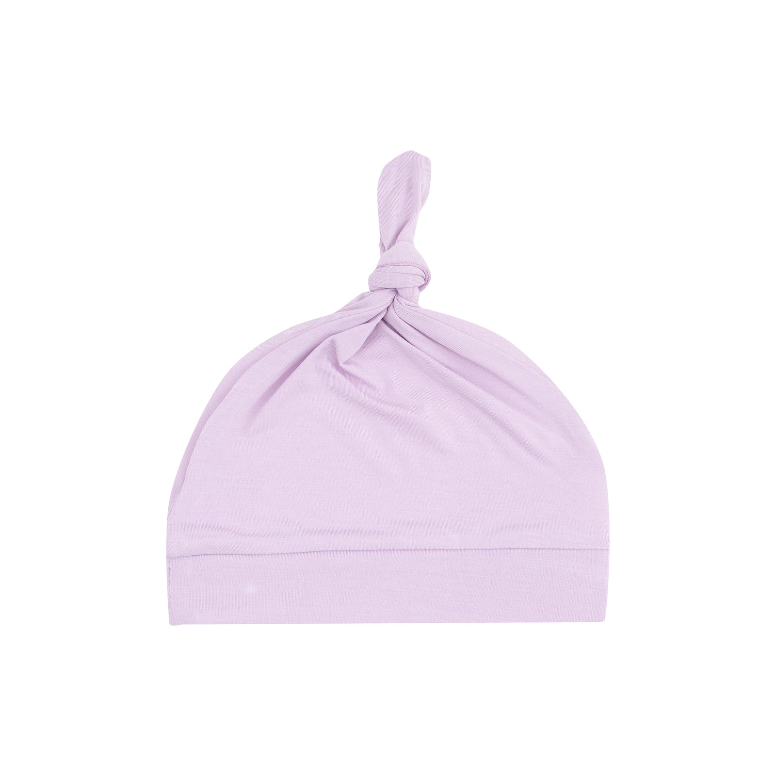 Solid Winsome Orchid Bamboo Knotted Hat