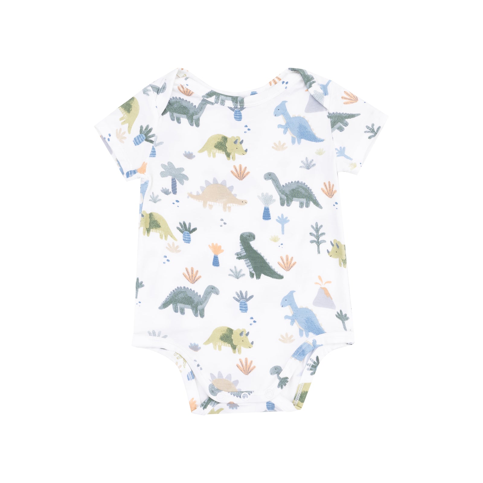 Soft Dinos Bamboo Short Sleeve Bodysuit