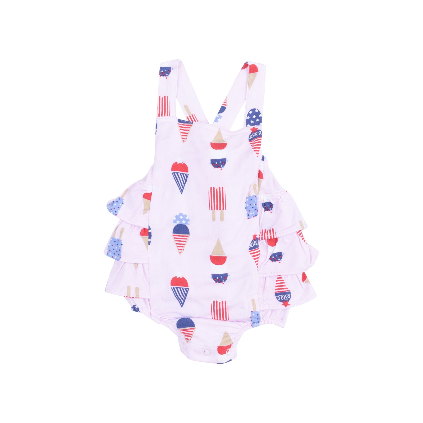 American Ice Cream Bamboo Ruffle Sunsuit