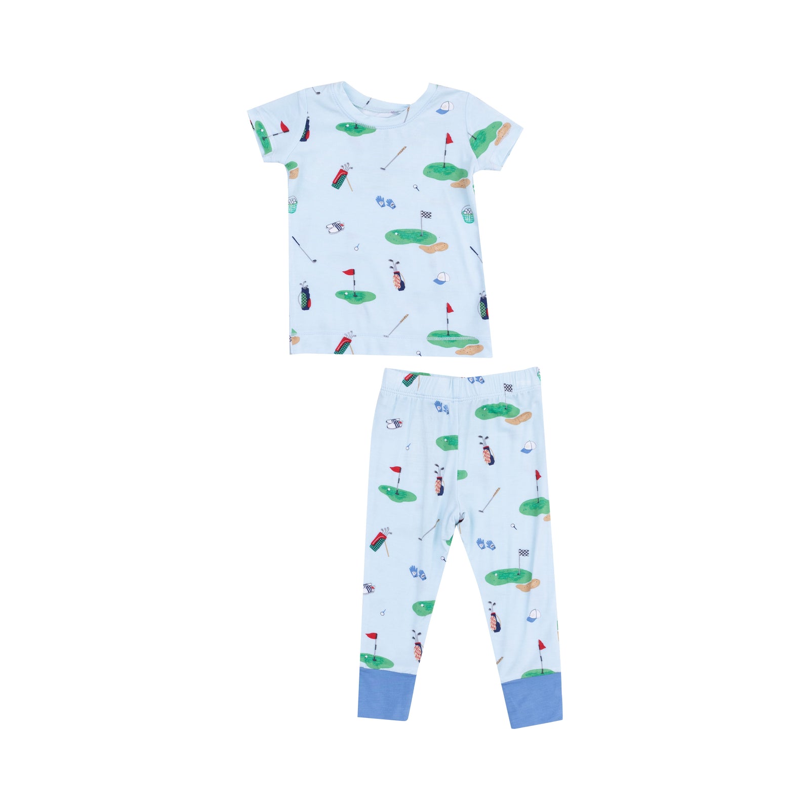 Golf Things Bamboo Short Sleeve Loungewear Pajama Set