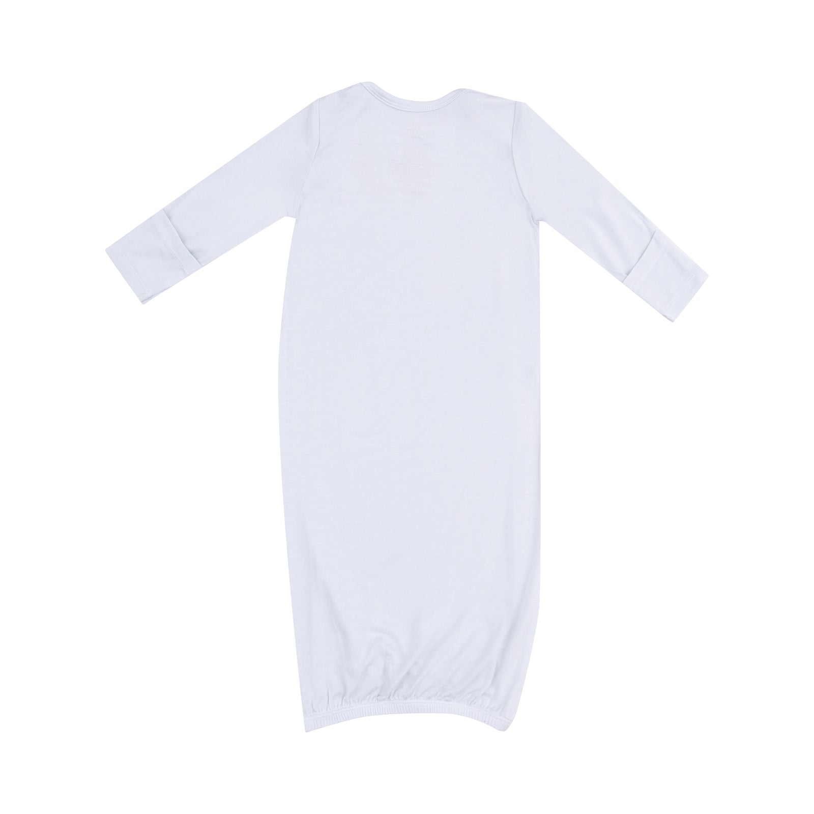 Solid Classic Blue Lap Shoulder Gown