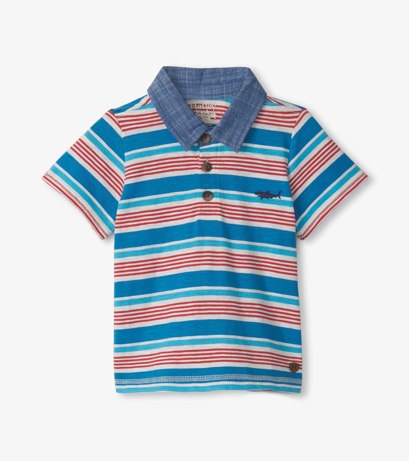Mediterranean Stripes Polo Shirt