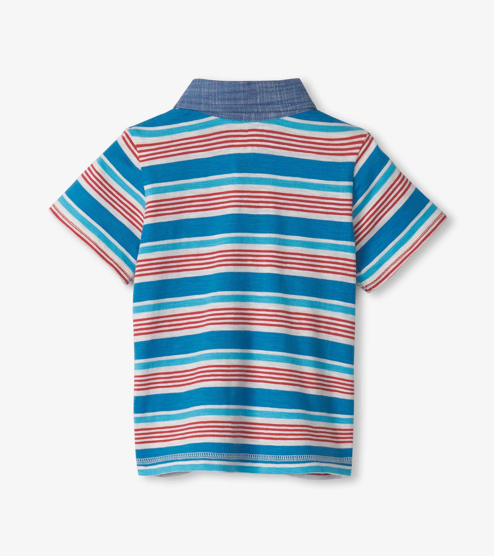 Mediterranean Stripes Polo Shirt