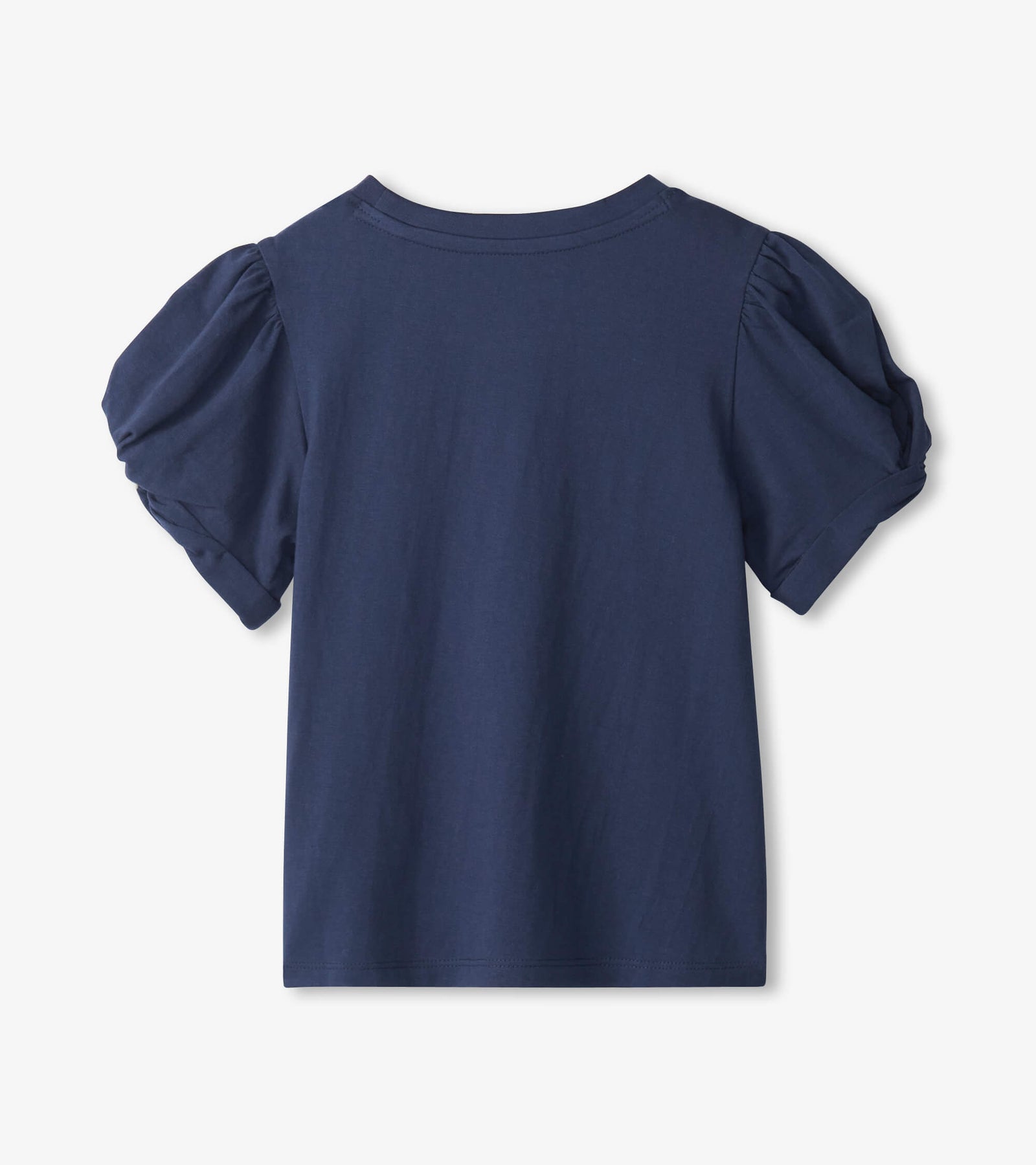 Navy Twisted Sleeve Tee