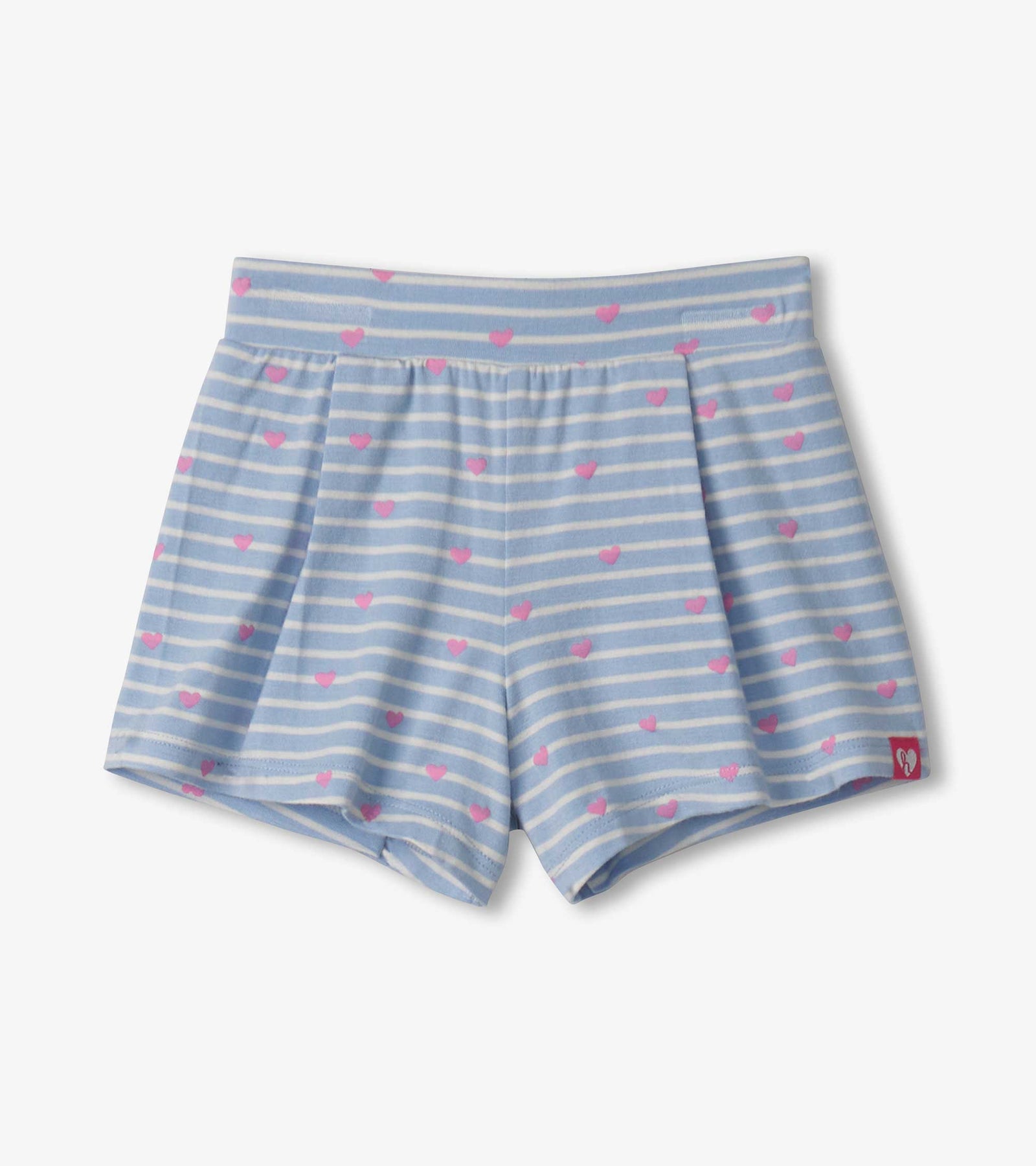 Windsurfer Blue Hearts Patch Pocket Shorts