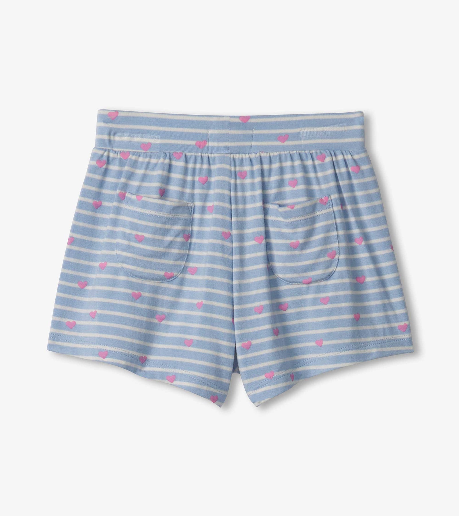 Windsurfer Blue Hearts Patch Pocket Shorts