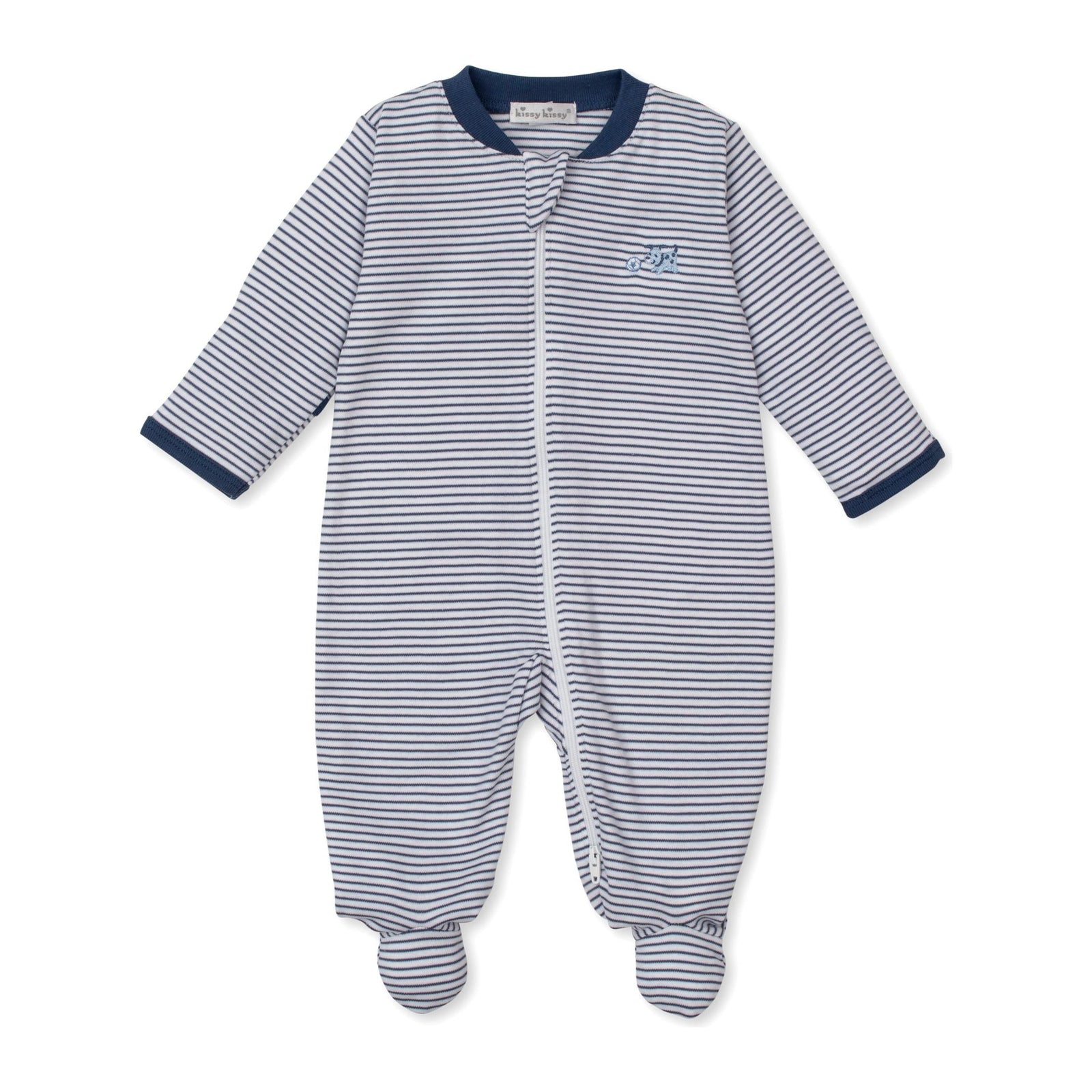 Puppy Park Fun Zip Footie Stripe