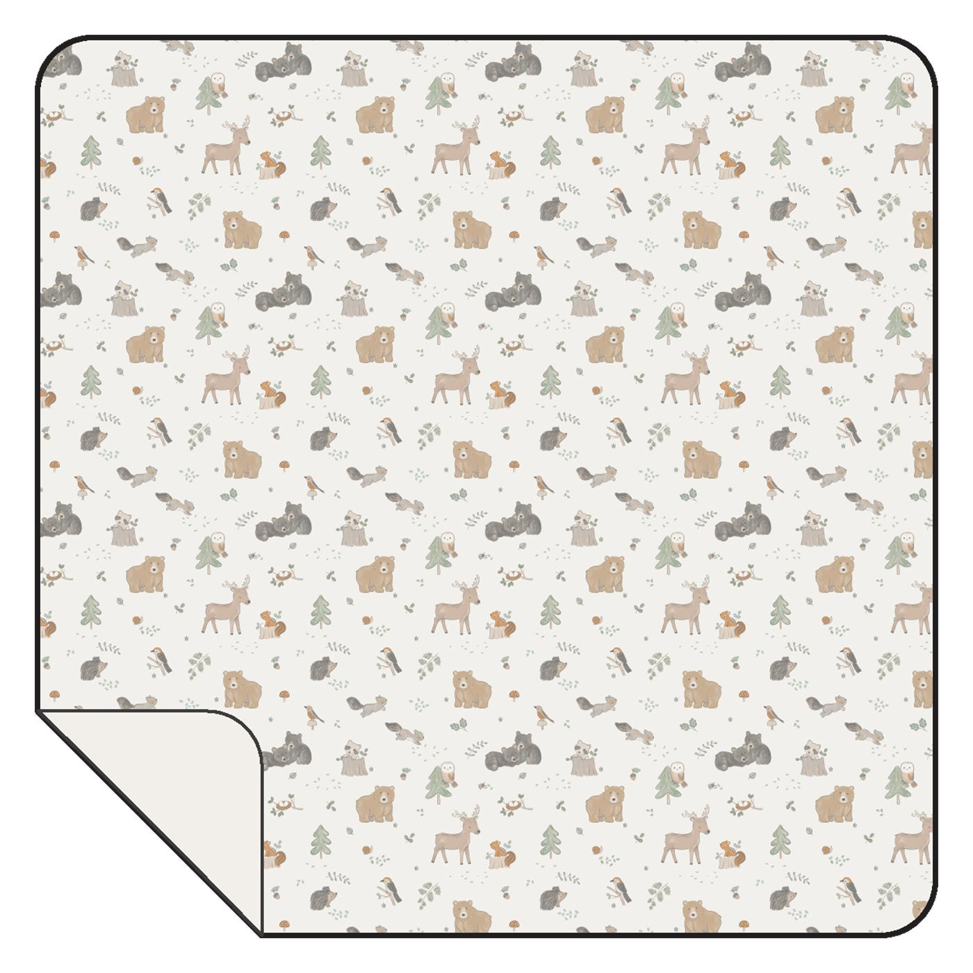 Woodland Babies Bamboo Swaddle Blanket