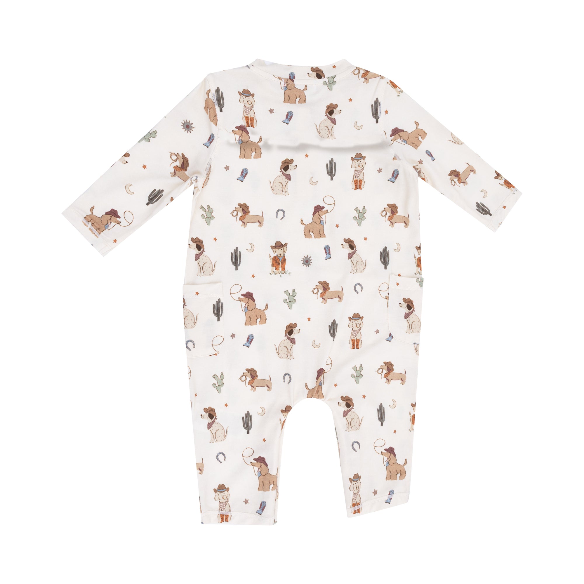 Cowboy Dogs Bamboo Uni Romper