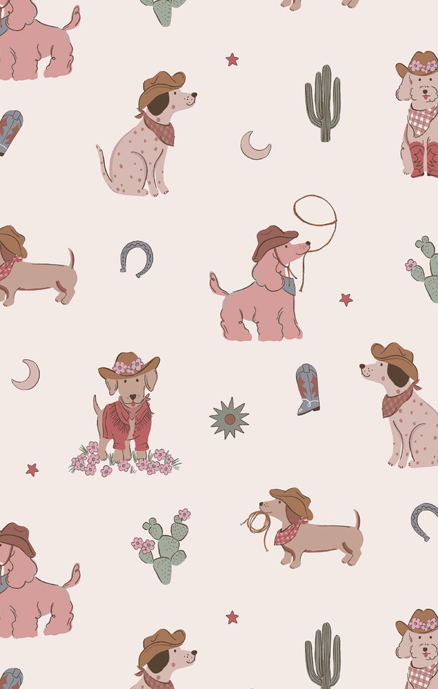 Cowgirl Dogs Bamboo Swaddle Blanket