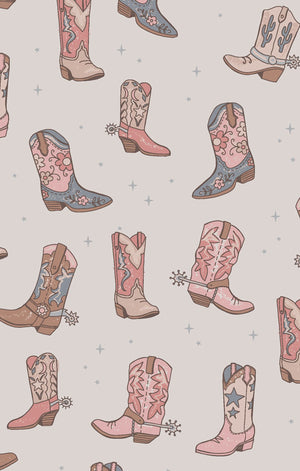 Future Cowgirl Bamboo Ruffle Sleeve Romper