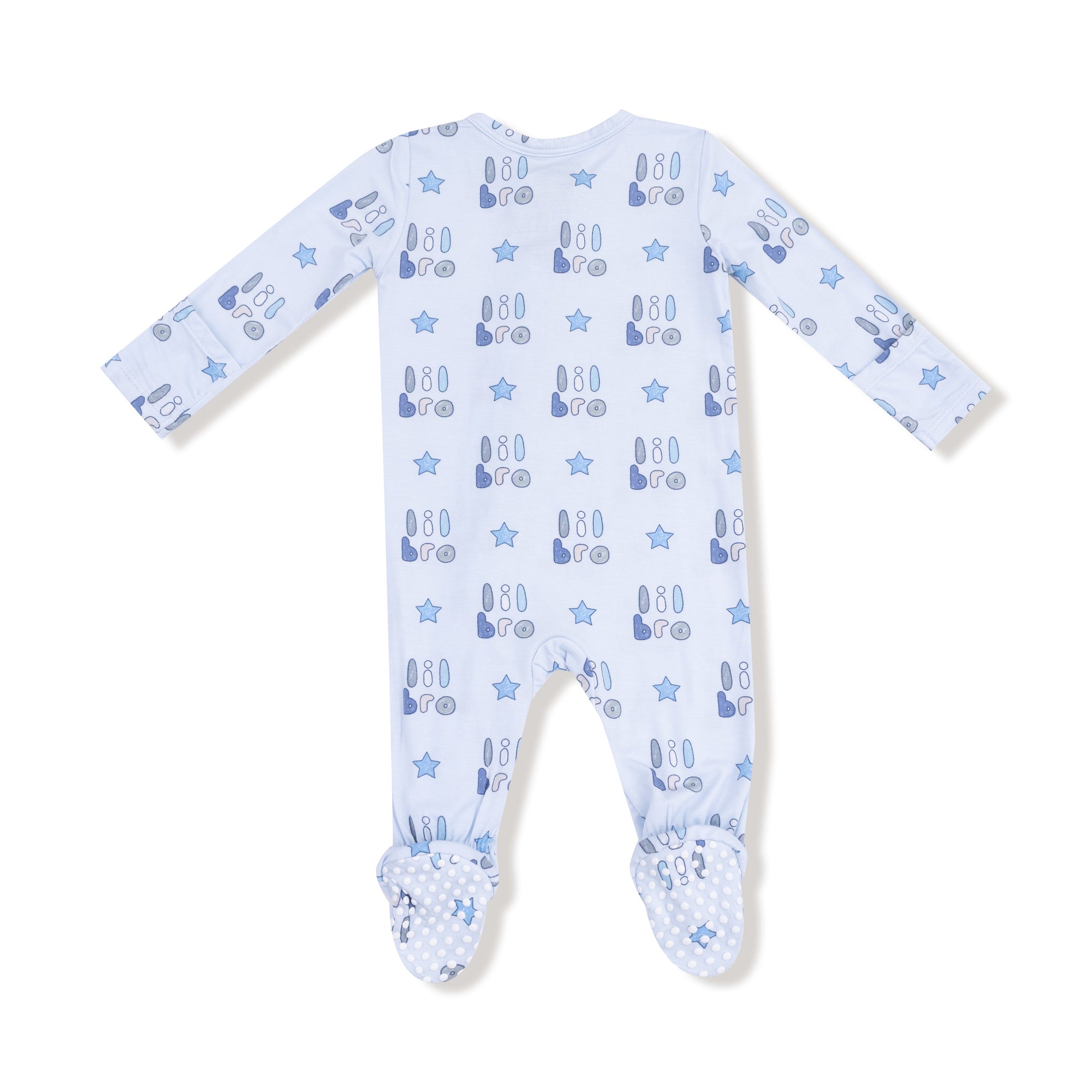 Lil Bro Bamboo 2 Way Zipper Footie