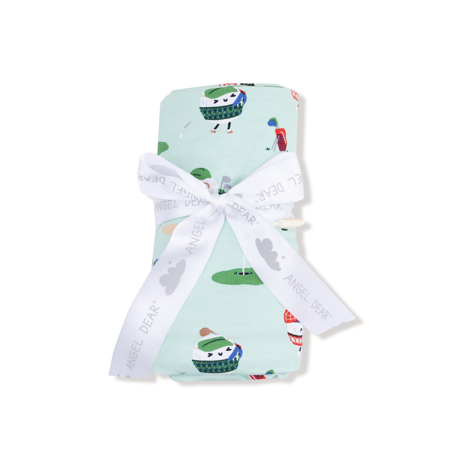 Green Golf Pros Bamboo Swaddle Blanket