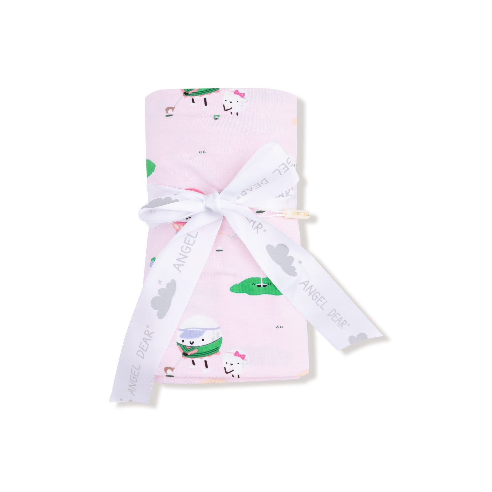 Pink Golf Pros Bamboo Swaddle Blanket