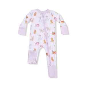Fancy Pets Bamboo 2 Way Zipper Footie or Romper