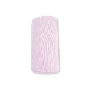 Potpourri Pink Ribbed Modal Swaddle Blanket